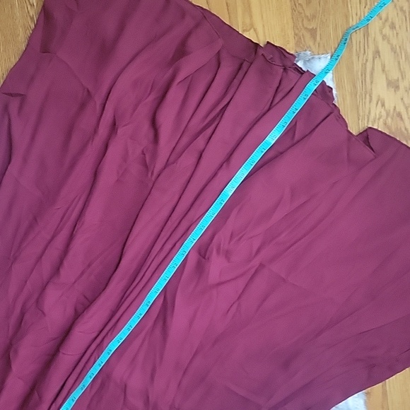 Cupshe Dark Red Maxi Dress, Women's Size Small, New With Tags! - Picture 5 of 9